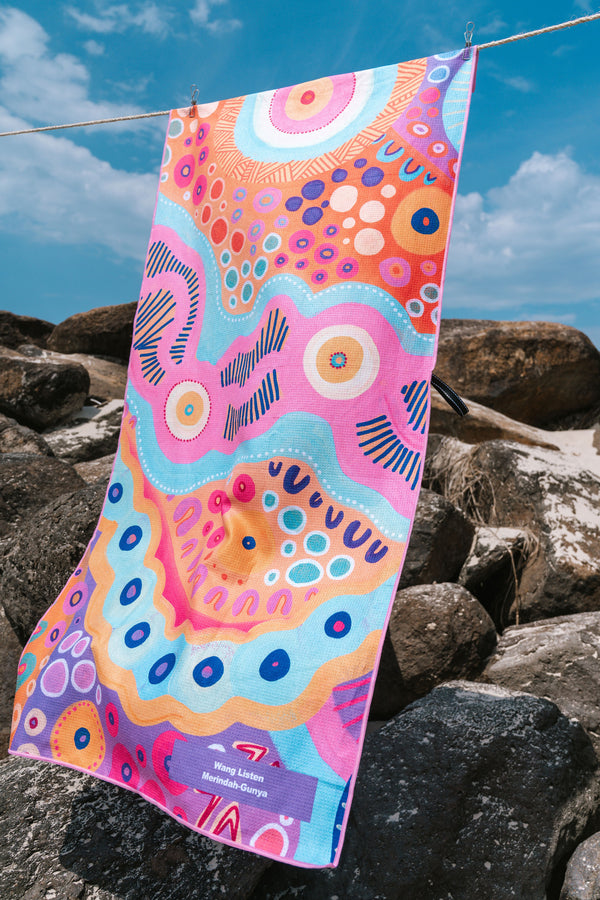 Wang Listen Sand Free rPET Beach Towel (80x160cm)