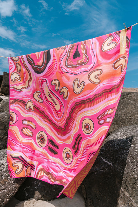 Always Growing Sand Free rPET Beach Towel (160x160cm)