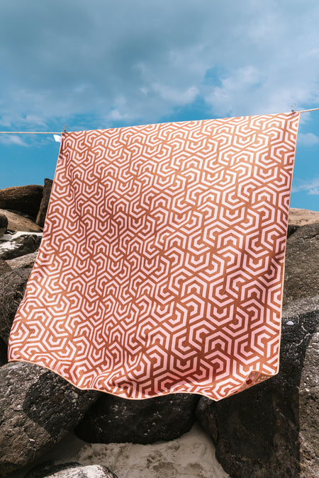 Where We Come Together Sand Free rPET Beach Towel (160x160cm)