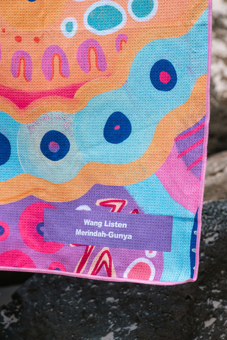 Wang Listen Sand Free rPET Beach Towel (160x160cm)