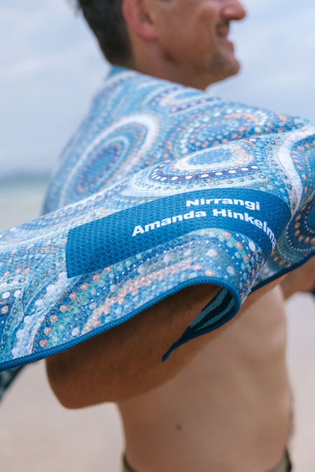 Nirrangi Sand Free rPET Beach Towel (80x160cm)