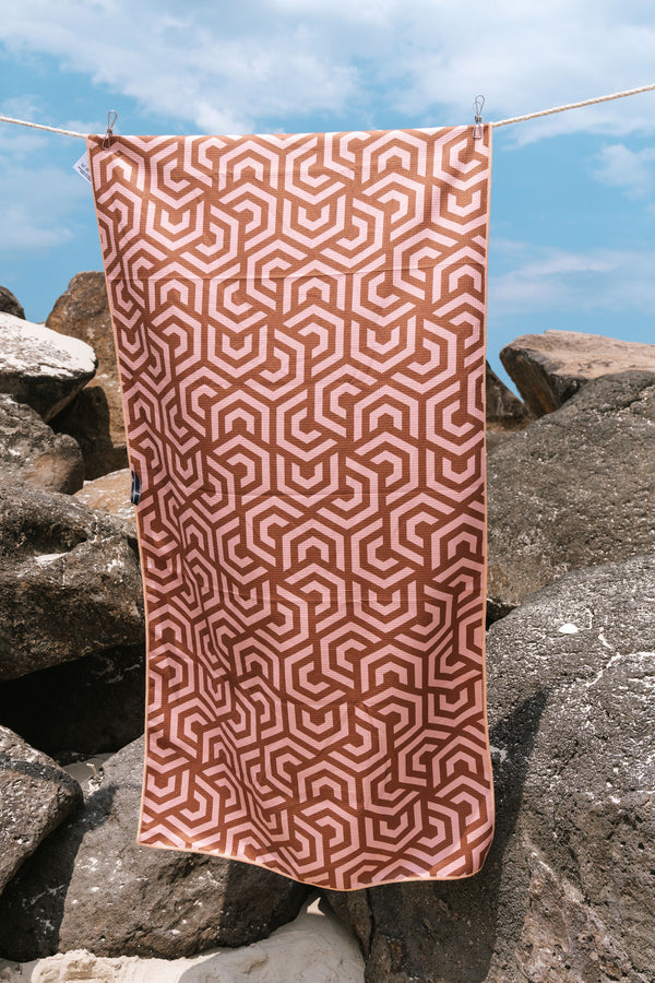 Where We Come Together Sand Free rPET Beach Towel (80x160cm)