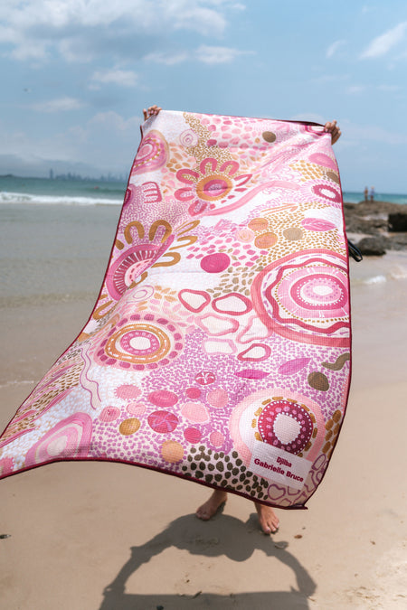 Djeran Sand Free rPET Beach Towel (80x160cm)