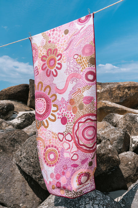 Djeran Sand Free rPET Beach Towel (80x160cm)
