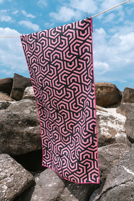 Boobie Sista Sand Free rPET Beach Towel (80x160cm)