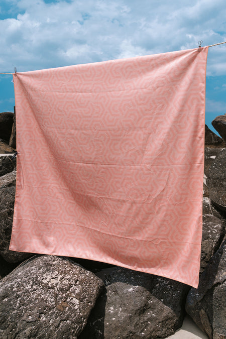 Brighter Days Sand Free rPET Beach Towel (160x160cm)