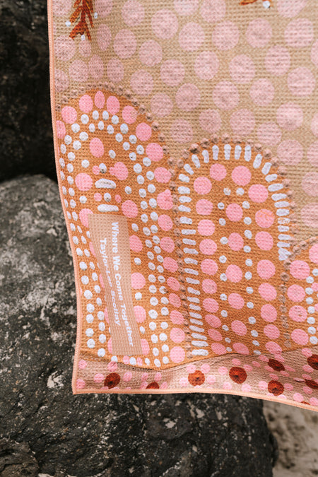 Where We Come Together Sand Free rPET Beach Towel (160x160cm)