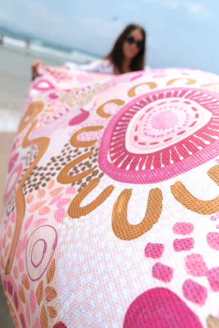 Djeran Sand Free rPET Beach Towel (160x160cm)