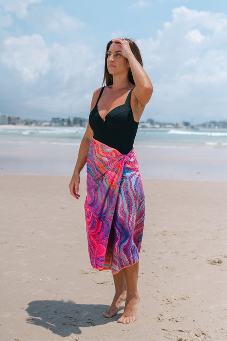 Gathering Tracks Sand Free rPET Beach Towel (80x160cm)