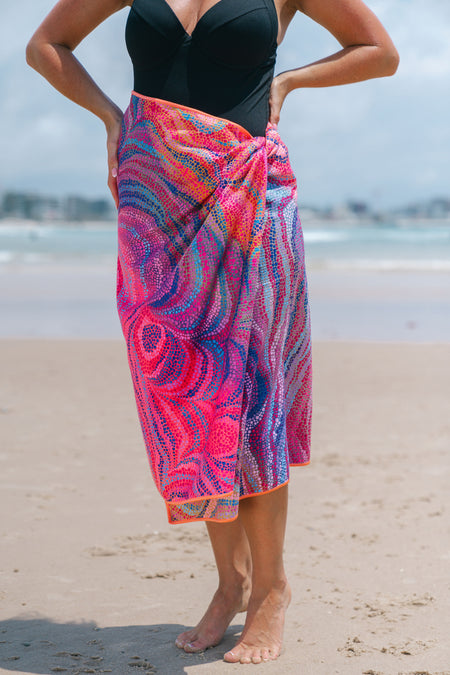 Gathering Tracks Sand Free rPET Beach Towel (80x160cm)