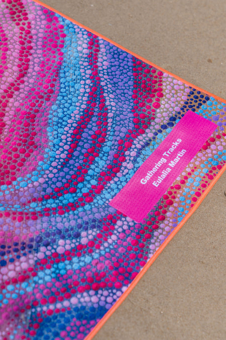 Gathering Tracks Sand Free rPET Beach Towel (160x160cm)