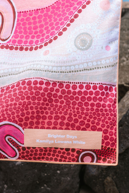 Brighter Days Sand Free rPET Beach Towel (160x160cm)