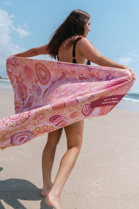 Salt & Soul Sand Free rPET Beach Towel (80x160cm)