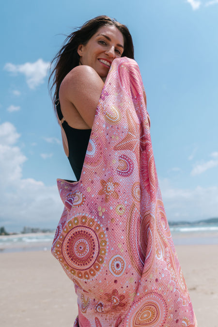 Salt & Soul Sand Free rPET Beach Towel (80x160cm)