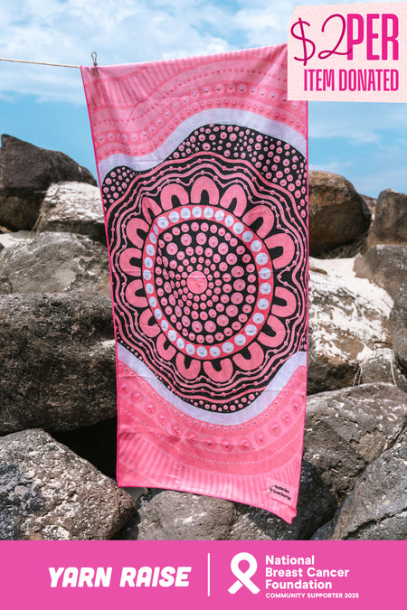 Boobie Sista Sand Free rPET Beach Towel (80x160cm)