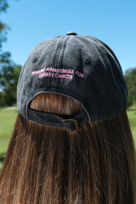 Sistas Save Sista Black Vintage Washed Cap