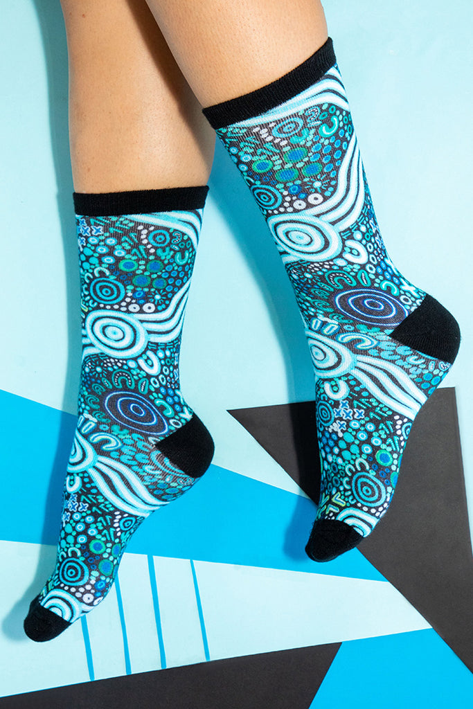 Merindah-Gunya Cotton Crew Sock Collection (5 Pack)