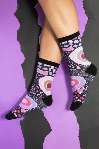 Sibling Journey Cotton Crew Socks