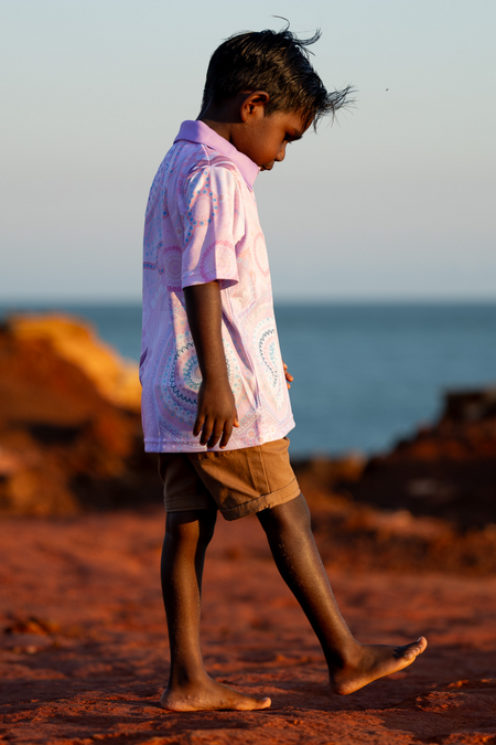 Paths That Brought Us Here Kids Polo Shirt