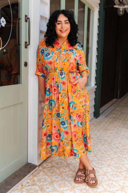 Seeds Of Spirit 100% Rayon Shirt Dress