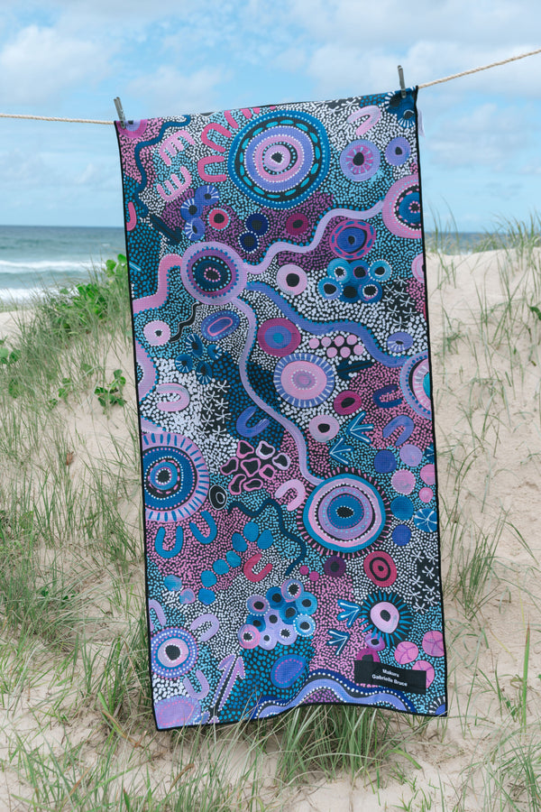 Makuru Sand Free rPET Beach Towel (80x160cm)