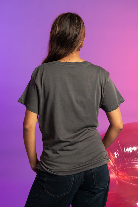 Pride Unity Charcoal Cotton Everyday Women's T-Shirt