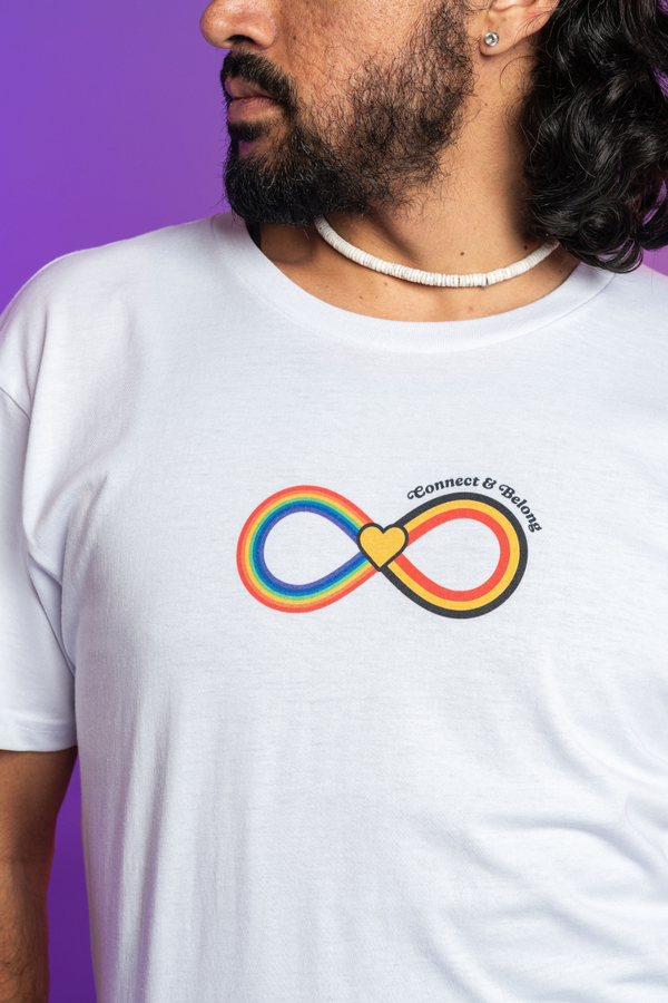 Pride Unity White Cotton Everyday Unisex T-Shirt