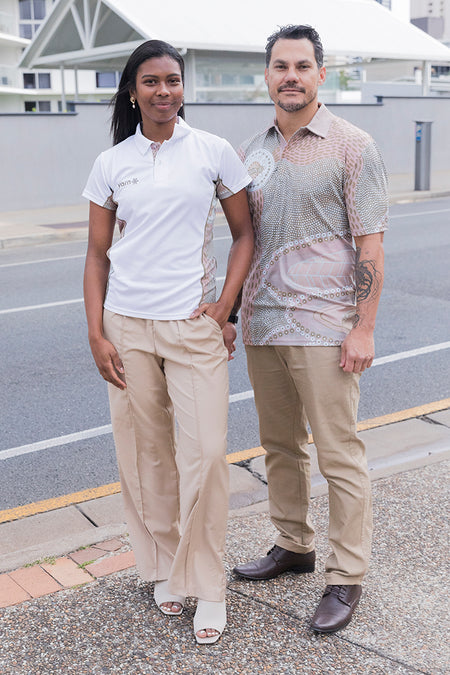 Mountains UPF50+ Unisex Polo Shirt