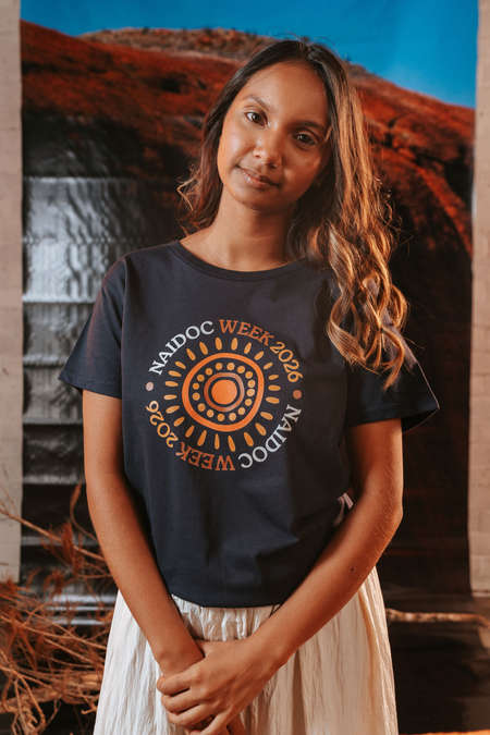 Circle NAIDOC Week 2026 Navy Cotton Everyday Women's T-Shirt