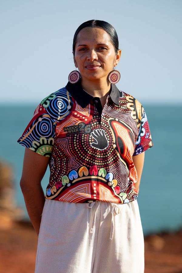 Gadi NAIDOC 2026 Women's Fitted Polo Shirt