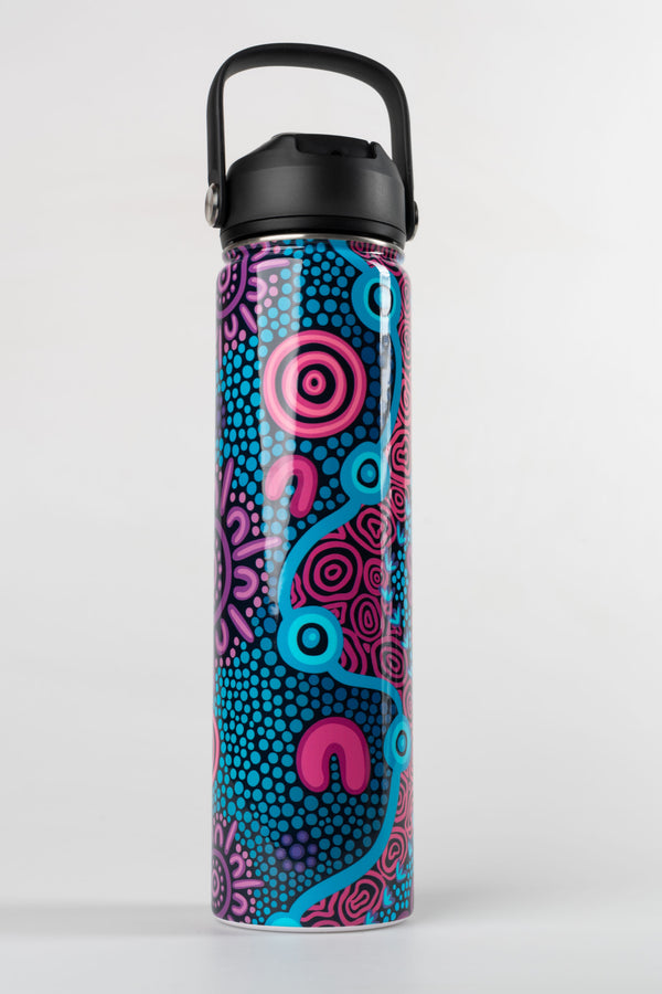 Flourish Insulated Stainless Steel Personalised Drink Bottle