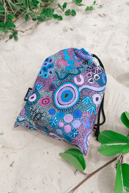 Makuru Sand Free rPET Beach Towel (160cmx160cm)