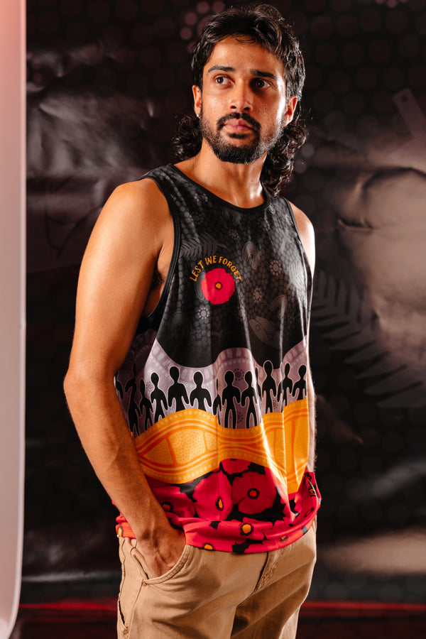 Legacy of the ANZACS Unisex Training Singlet