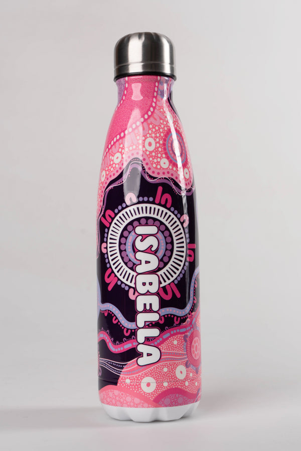 A Woman's Connection Vacuum Insulated Double Walled Stainless Steel Personalised Water Bottle