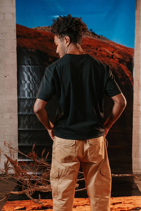 (Bulk) Circle NAIDOC Week 2026 Black Cotton Everyday Unisex T-Shirt