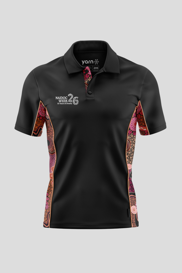 Celebration Through Generations NAIDOC 2026 Bamboo (Simpson) Unisex Polo Shirt