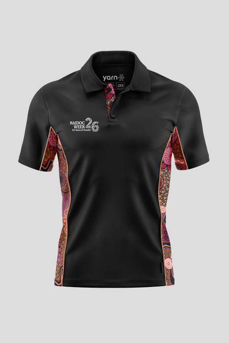 (Bulk) Celebration Through Generations NAIDOC 2026 Bamboo (Simpson) Unisex Polo Shirt