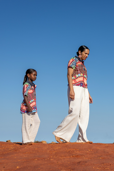 Gadi NAIDOC 2026 Women's Fitted Polo Shirt