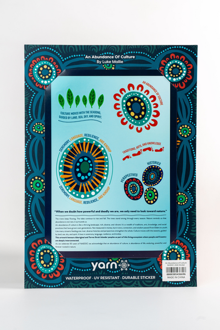 An Abundance of Culture NAIDOC 2026 Sticker