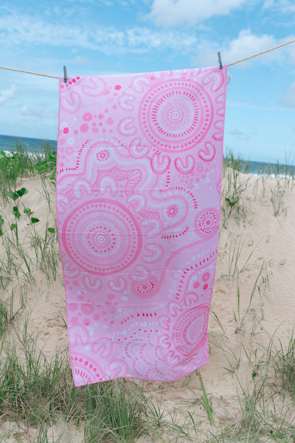 Sacred Women’s Way Sand Free rPET Beach Towel (80x160cm)
