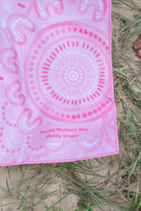 Sacred Women’s Way Sand Free rPET Beach Towel (80x160cm)