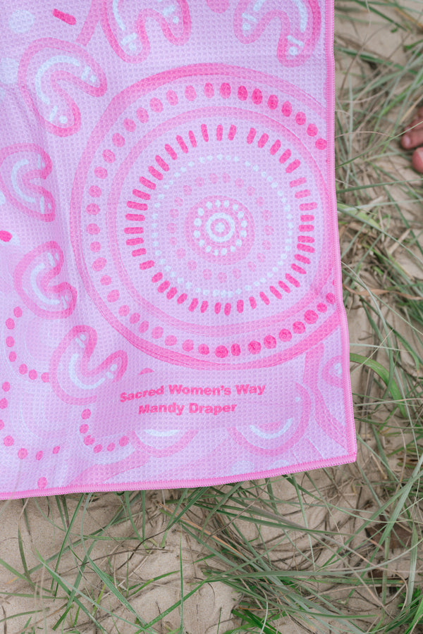 Sacred Women’s Way Sand Free rPET Beach Towel (80x160cm)