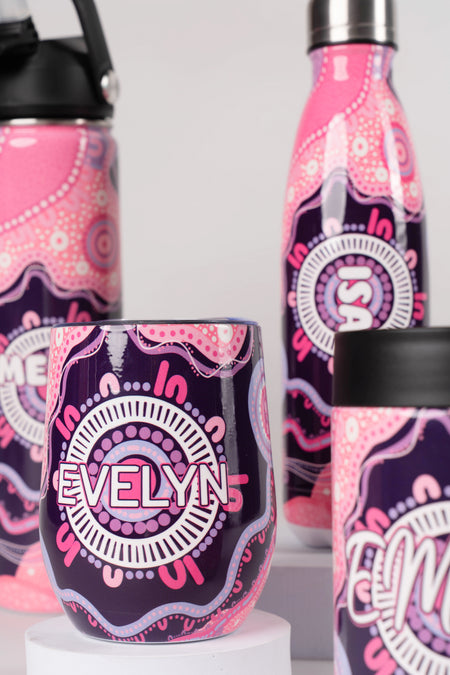 A Woman's Connection Vacuum Insulated Double Walled Stainless Steel Travel Mug