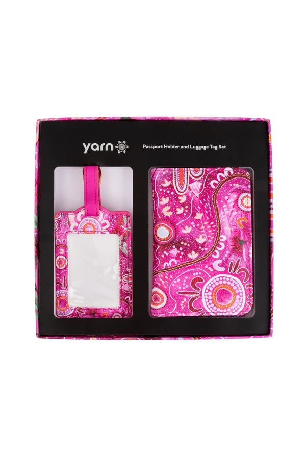 Gumnut Gazing Passport Holder & Luggage Tag Boxed Set