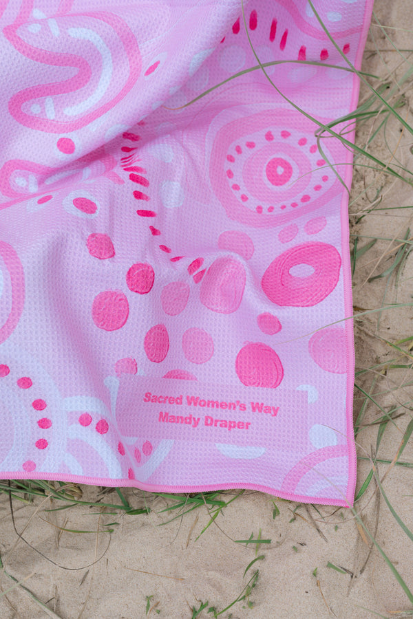Sacred Women’s Way Sand Free rPET Beach Towel (160cmx160cm)