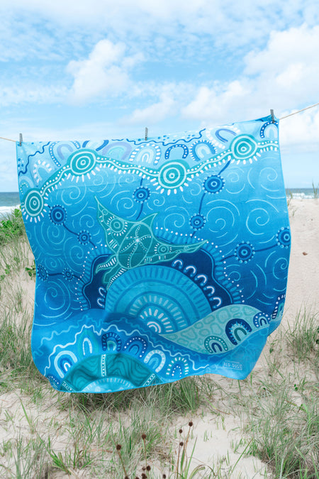 Together We Rise Sand Free rPET Beach Towel (160cmx160cm)