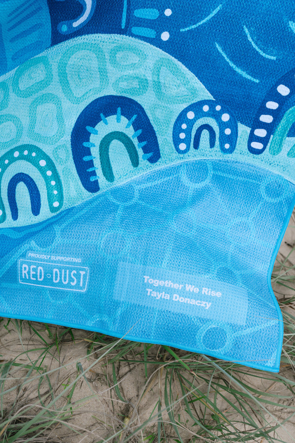 Together We Rise Sand Free rPET Beach Towel (160cmx160cm)
