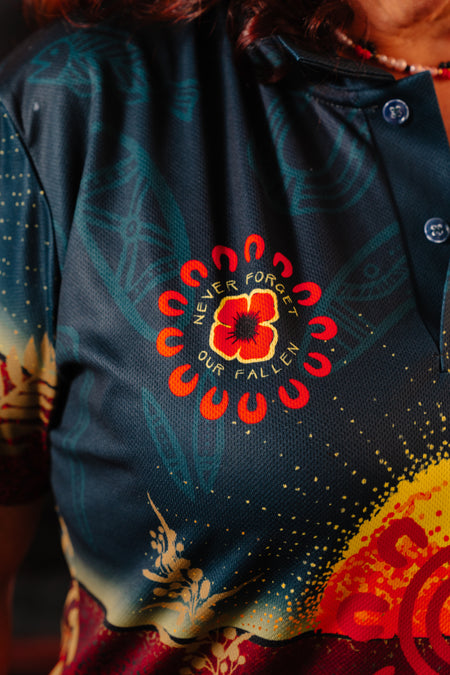 Honouring Our Fallen Warriors Women's Fitted Polo Shirt