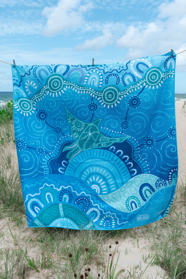 Together We Rise Sand Free rPET Beach Towel (160cmx160cm)