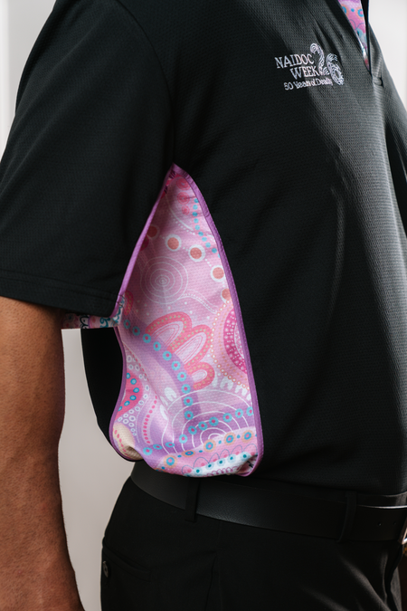 (Bulk) Paths That Brought Us Here NAIDOC 2026 Bamboo (Simpson) Unisex Polo Shirt